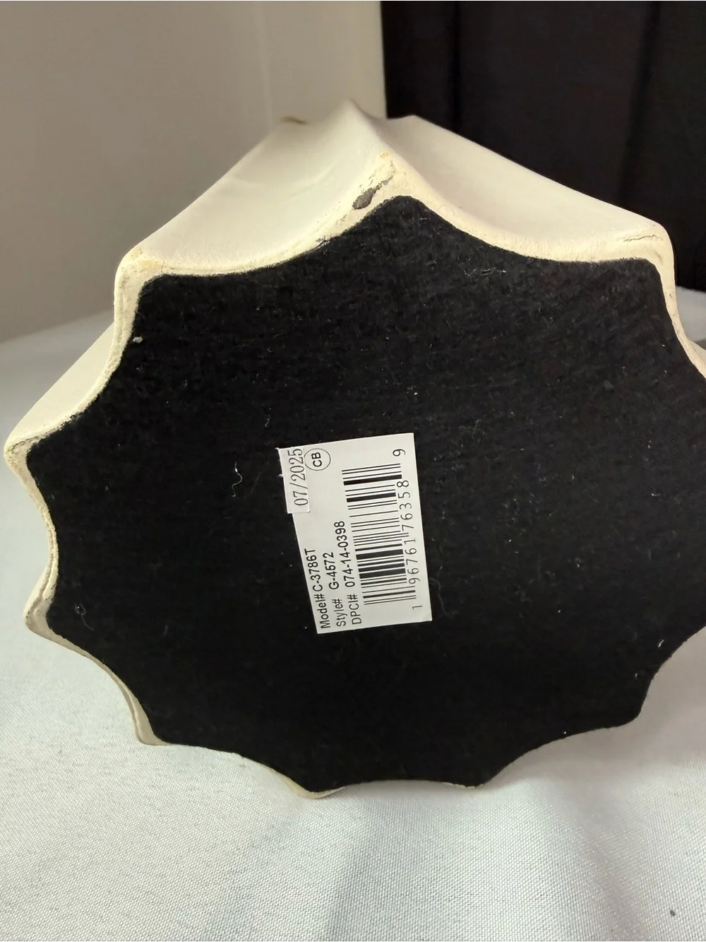 Threshold Sculpted 24 1/2” Ceramic Table Lamps (Set of 2) NWT - No Shades